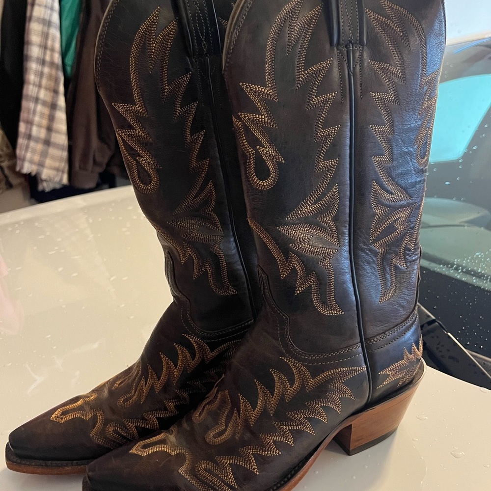 Beautiful Lucchese boots worn only a few times. These are Handmade boots!